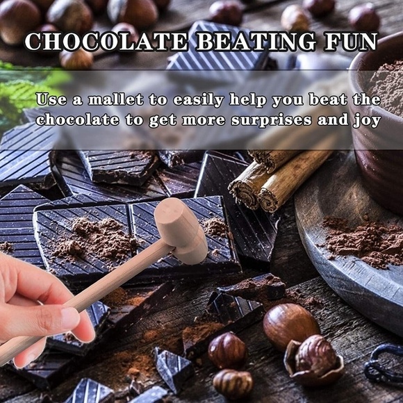 20ct Mini Wooden Hammer Mallet Shellfish Cracker Craft Jewelry - Picture 5 of 12